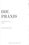 Die Praxis - Register 2012