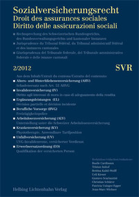 Sozialversicherungsrecht - Rechtsprechung 2/2012