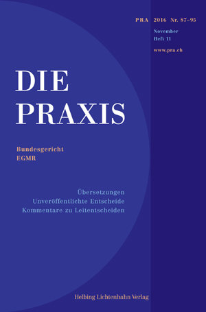 Die Praxis 11/2016