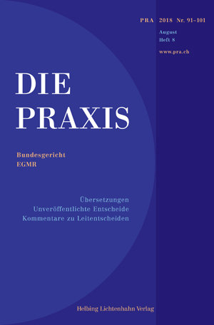 Die Praxis 8/2018