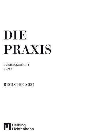 Die Praxis Register 2021