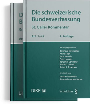 Die schweizerische Bundesverfassung - St. Galler Kommentar (2 Bände)