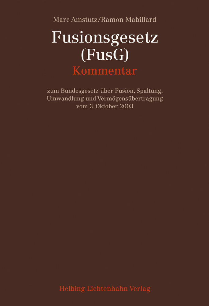 Fusionsgesetz (FusG)