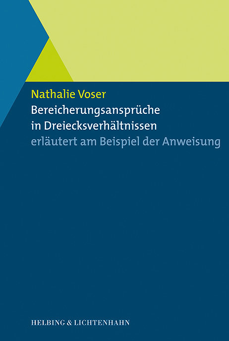 Bereicherungsansprüche in Dreiecksverhältnissen