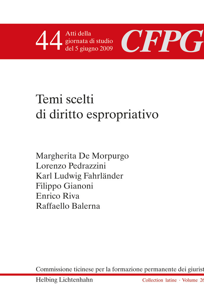 Temi scelti di diritto esproprivato