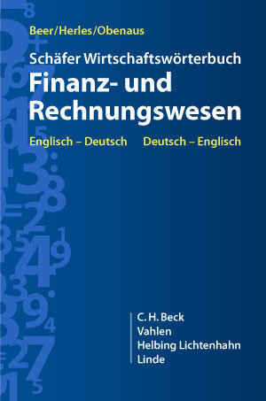 Schäfer Wirtschaftswörterbuch: Finanz- und Rechnungswesen