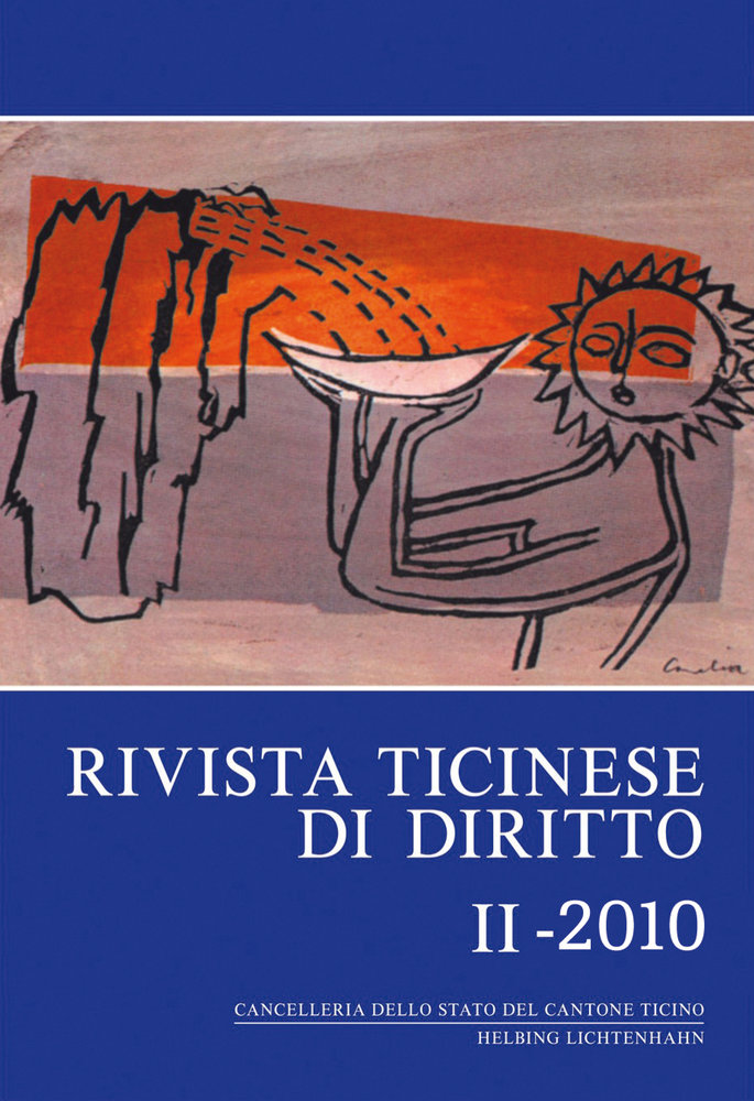 Rivista ticinese di diritto, II-2010