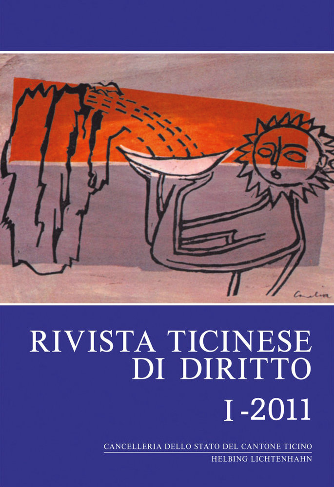 Rivista ticinese di diritto, I-2011