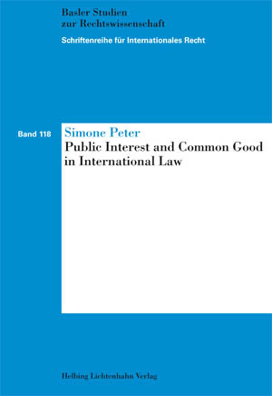 Public Interest and Common Good in International Law