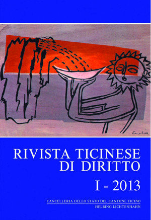 Rivista ticinese di diritto I-2013