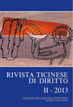 Rivista ticinese di diritto II-2013