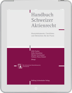 Handbuch Schweizer Aktienrecht (DOWNLOADARTIKEL)