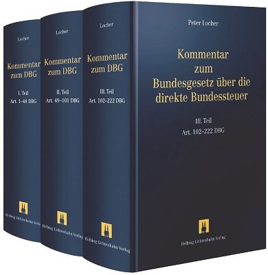 Teile I - III DBG SET: Kommentar zum Bundesgesetz über die direkte Bundessteuer