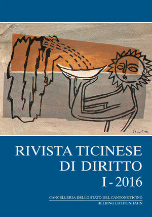 Rivista ticinese di diritto I-2016