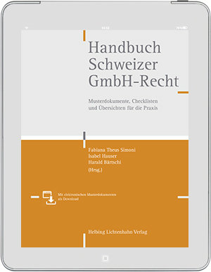 Handbuch Schweizer GmbH-Recht - Downloads