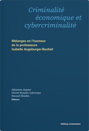 Criminalité économique et cybercriminalité