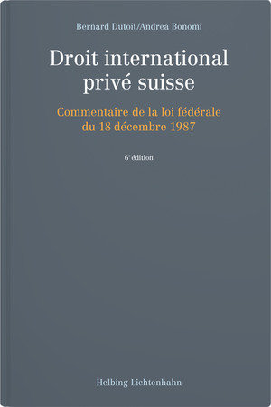 Droit international privé suisse