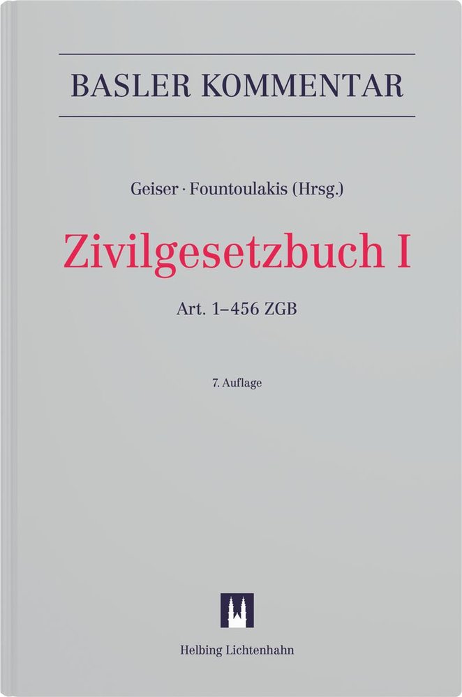 Zivilgesetzbuch I