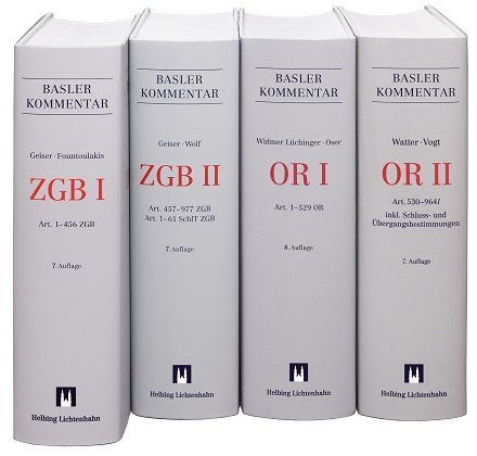 Kombipaket  ZGB I, ZGB II, OR I, OR II