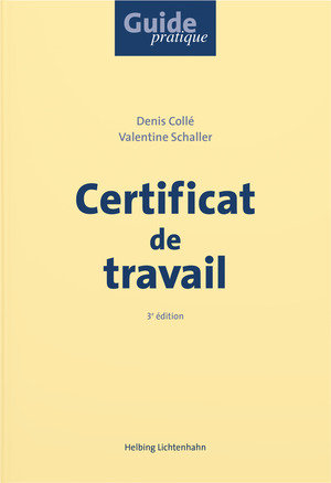 Certificat de travail