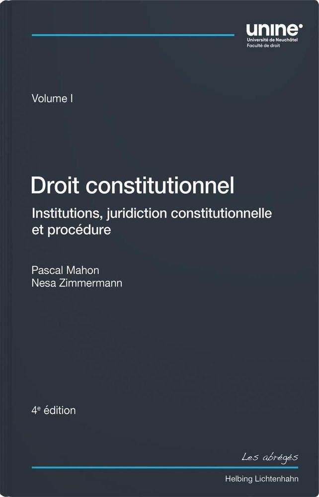 Droit constitutionnel Volume I