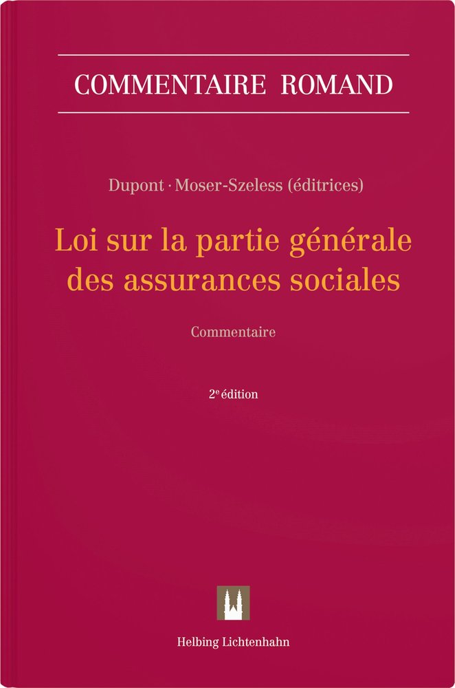 Loi sur la partie générale des assurances sociales