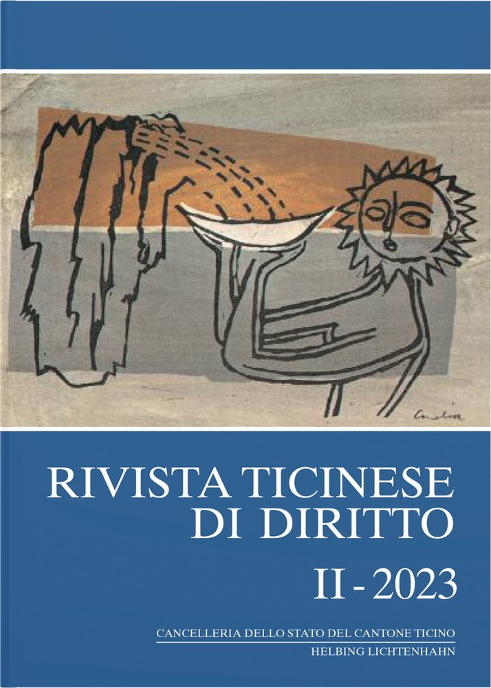 Rivista ticinese di diritto II - 2023