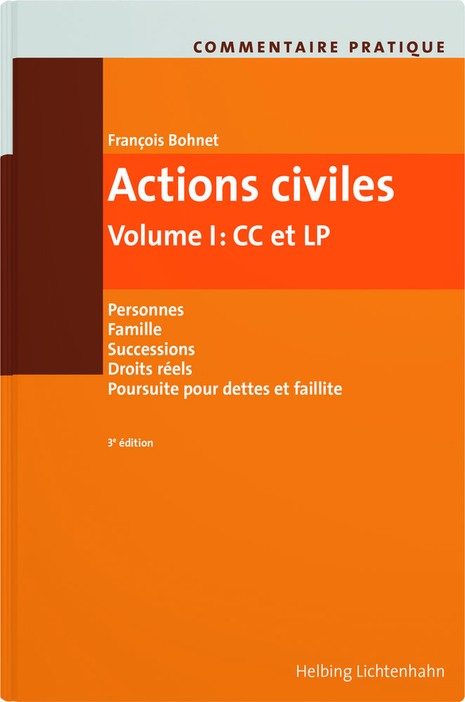 Commentaire pratique Actions civiles