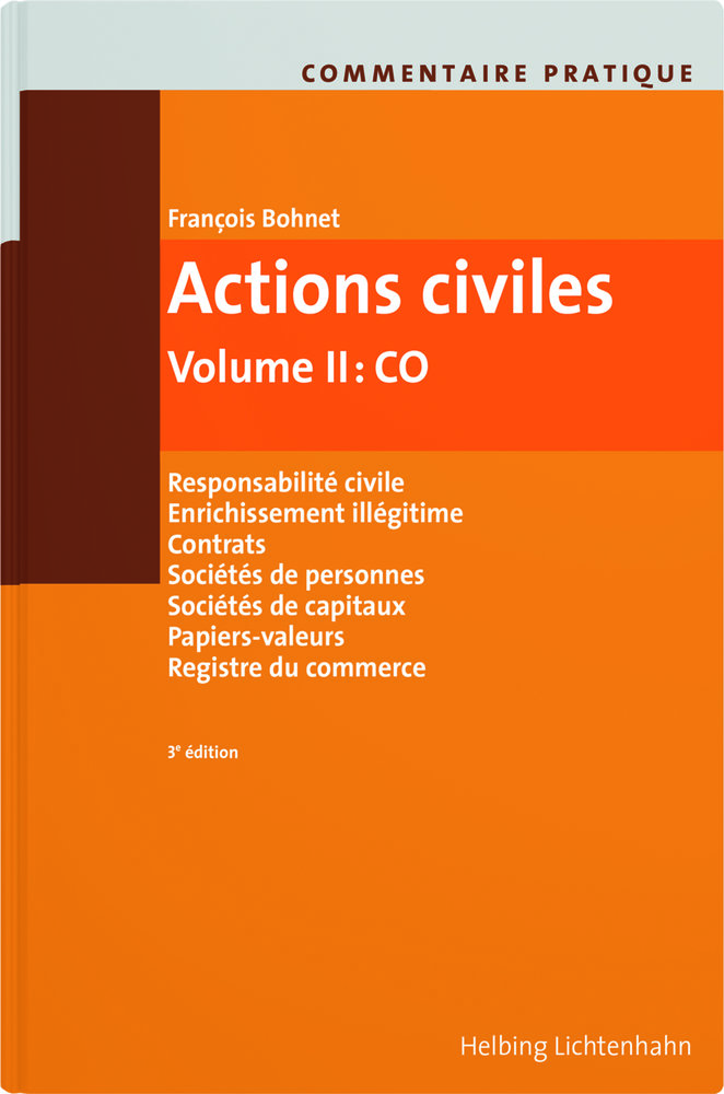 Commentaire pratique Actions civiles