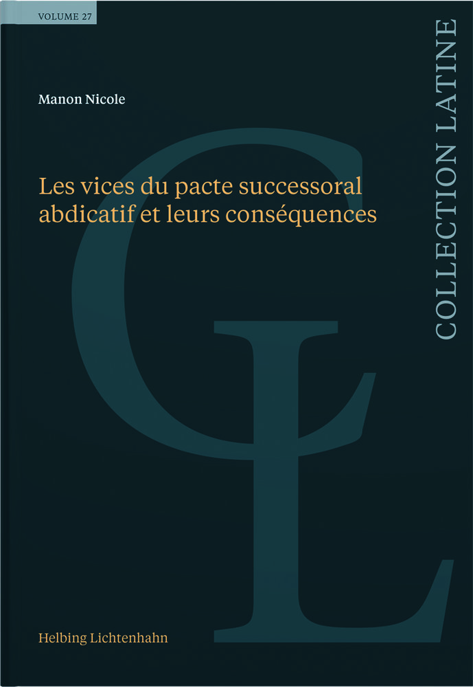 Les vices du pacte successoral abdicatif et leurs conséquences