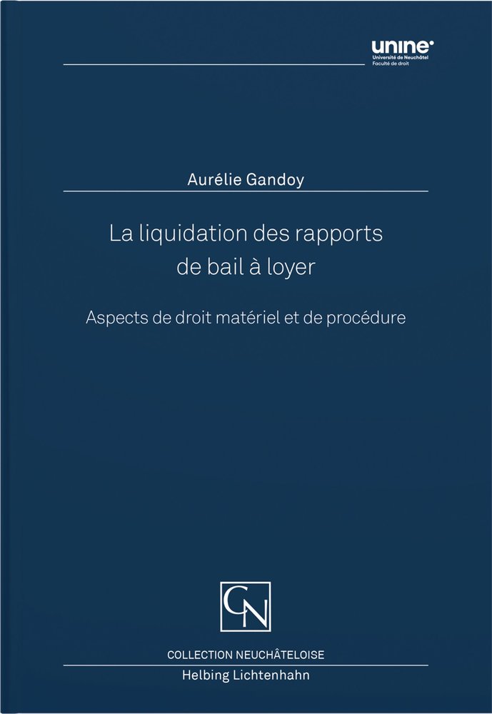 La liquidation des rapports de bail à loyer